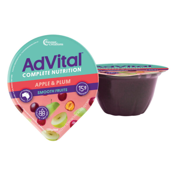 Apple and Plum Nutritionally Complete Smooth Fruits