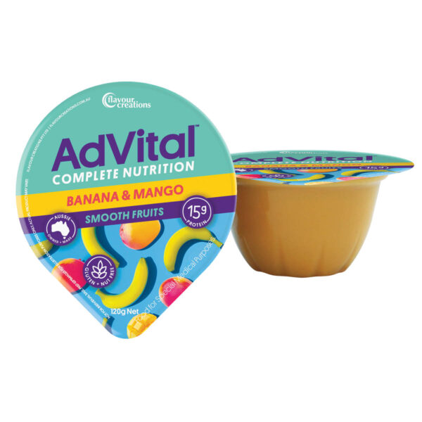 Banana and Mango Nutritionally Complete Smooth Fruits