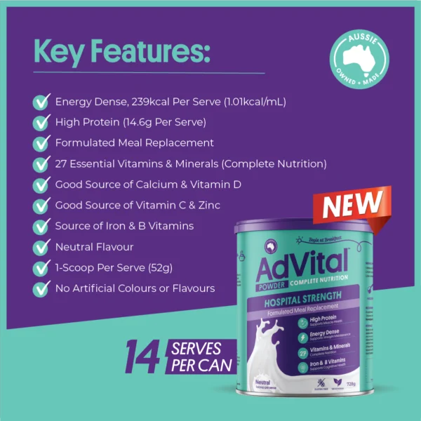 AdVital Hospital Strength Neutral Powder - Image 3